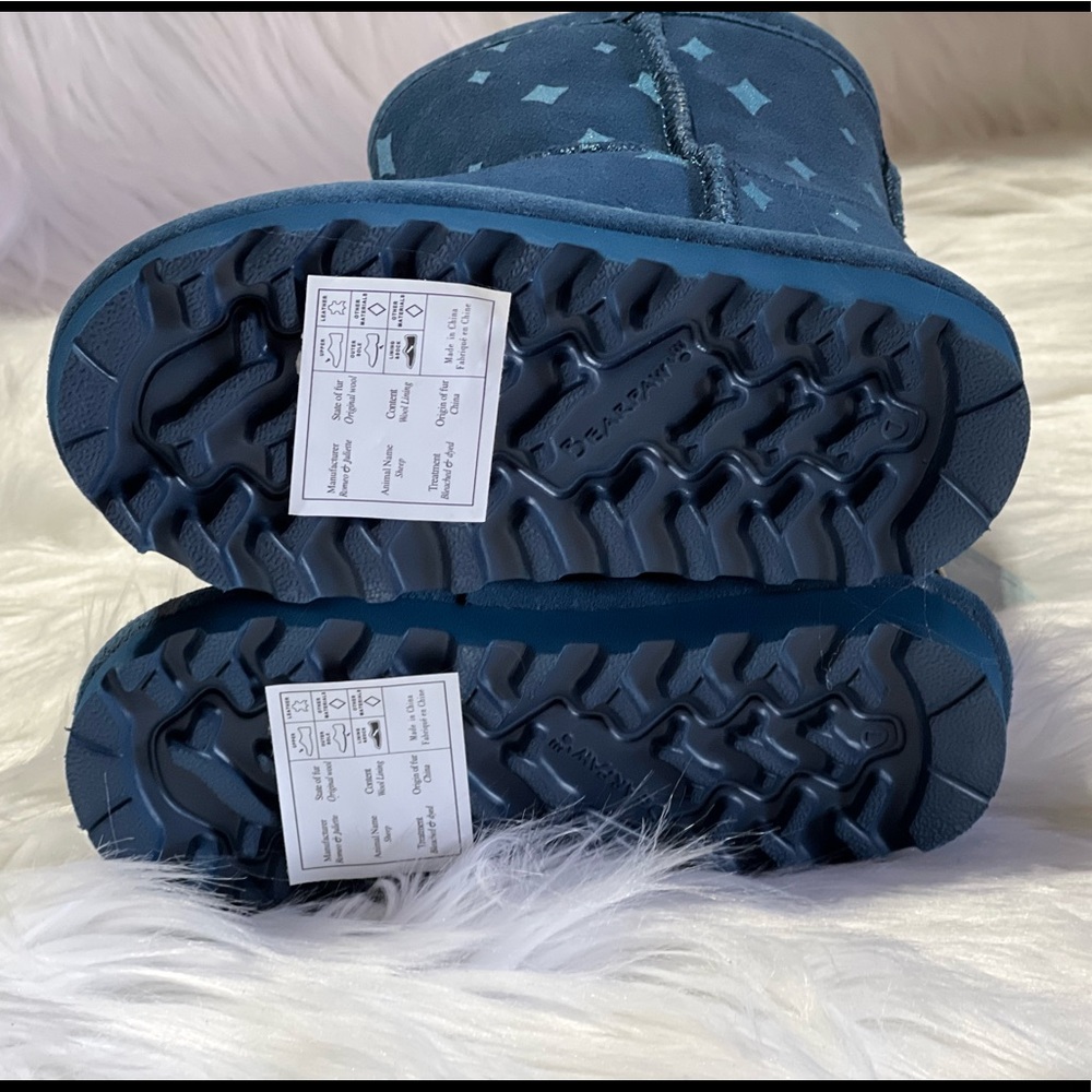 New Bearpaw Kids' Elle Zip Short Water Resistant Boot Toddler/Little Kids - Picture 4 of 11